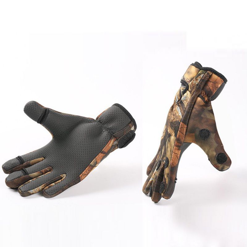 Winter Warm Comfortable Gloves For Outdoor Work Ice Fishing