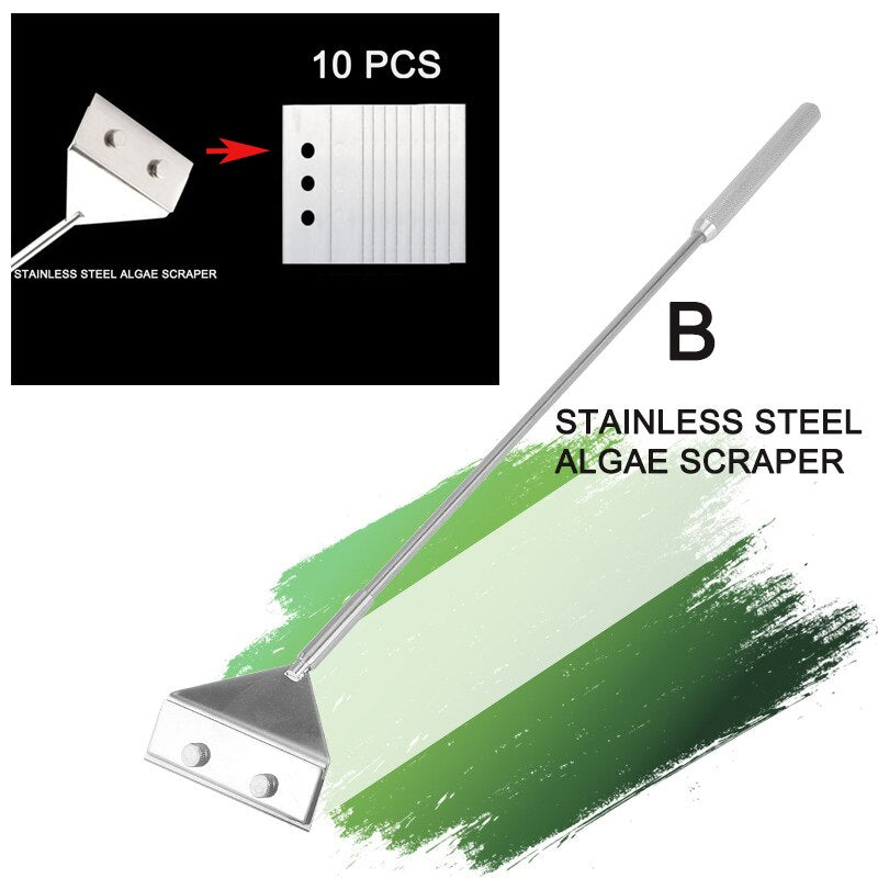 Zrdr 10 Pcs Aquarium Cleaning Tool Blade