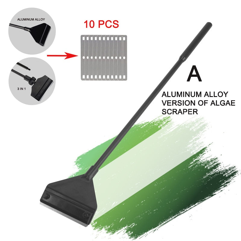 Zrdr 10 Pcs Aquarium Cleaning Tool Blade