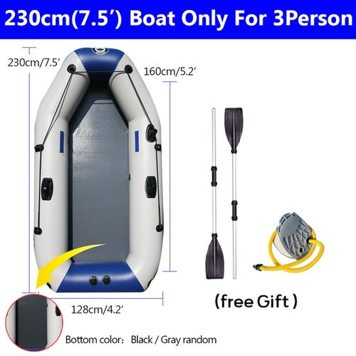 Inflatable Boat Pvc Fishing Kayak 3 Layer