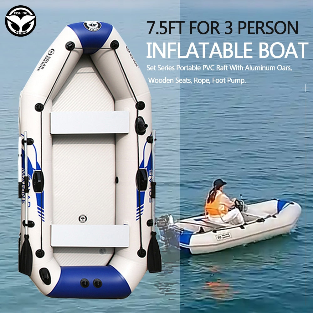 Inflatable Boat Pvc Fishing Kayak 3 Layer