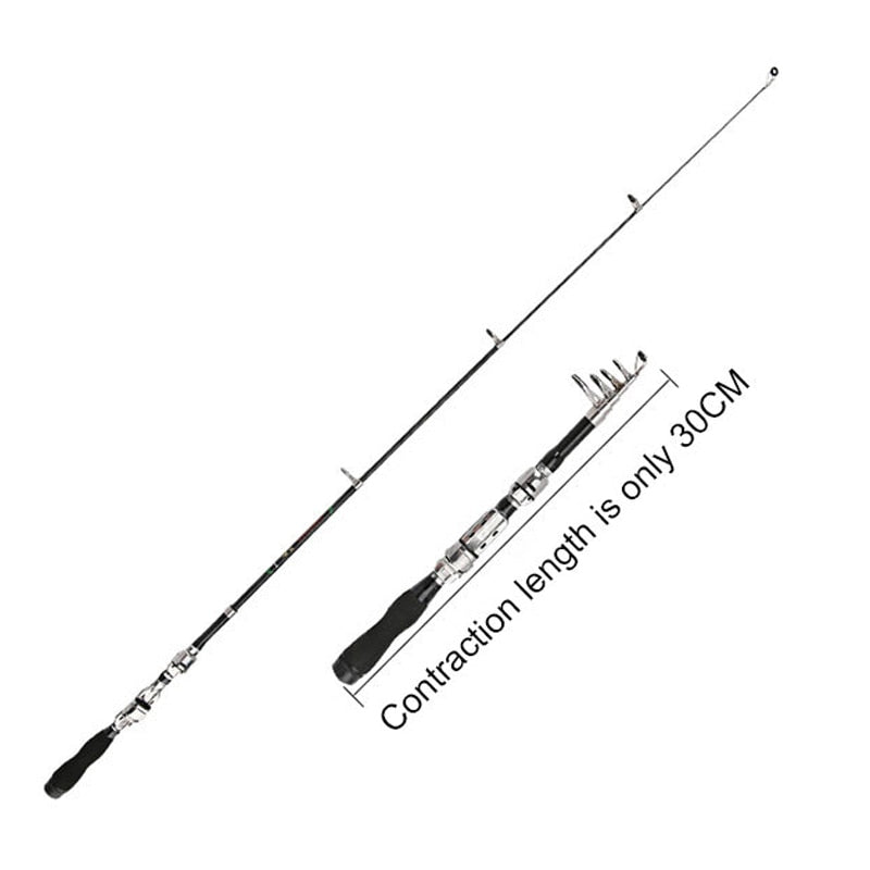 Telescopic Mini Fishing Rods Super Hard Carbon