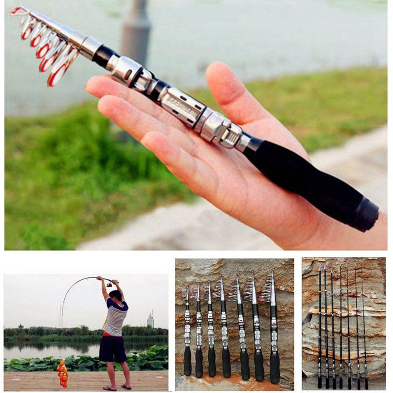 Telescopic Mini Fishing Rods Super Hard Carbon