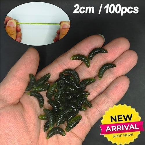 Lifelike Red Worm Soft Lure Earthworm