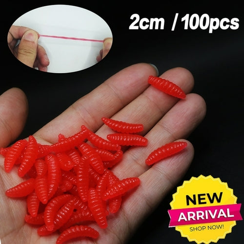 Lifelike Red Worm Soft Lure Earthworm