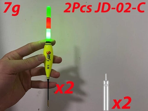 2Pcs/Lot Summer Fishing LED Night Luminous Electronic Float Buoy Large