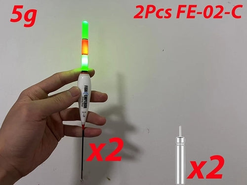 2Pcs/Lot Summer Fishing LED Night Luminous Electronic Float Buoy Large