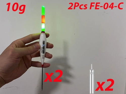 2Pcs/Lot Summer Fishing LED Night Luminous Electronic Float Buoy Large