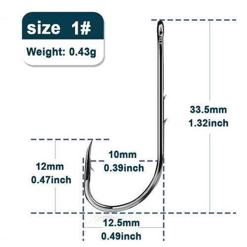 Worm Hooks Accessories Tackle