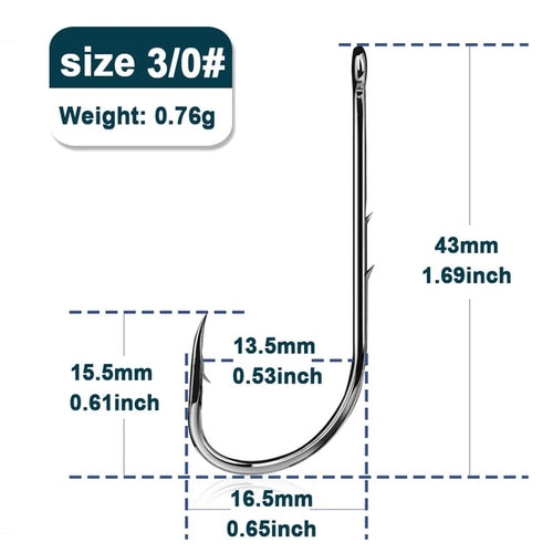 Worm Hooks Accessories Tackle