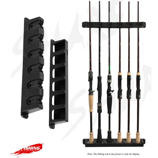 Fishing Vertical 6-rod Rack Fishing Pole Holder