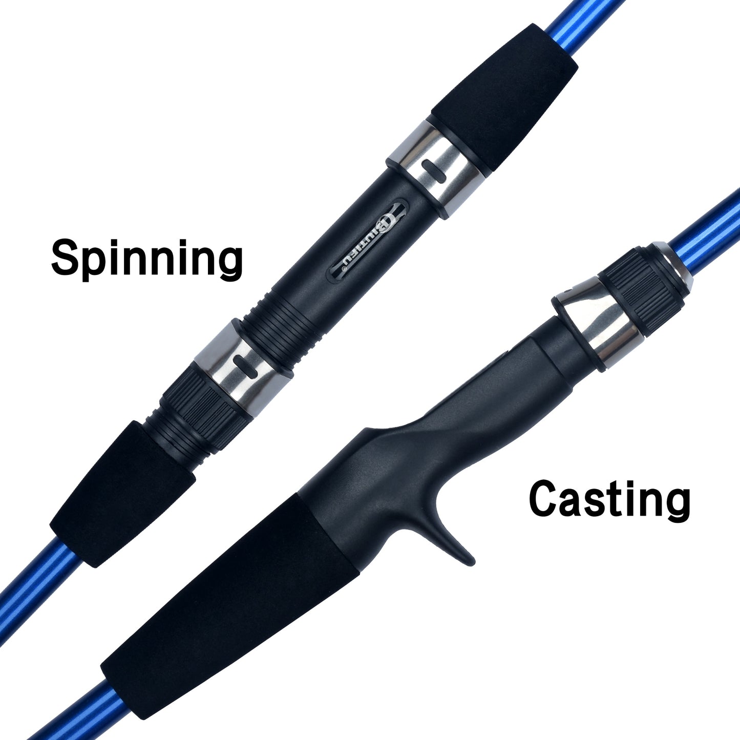 Spinning 4 Sections Travel Carbon Fishing Rod