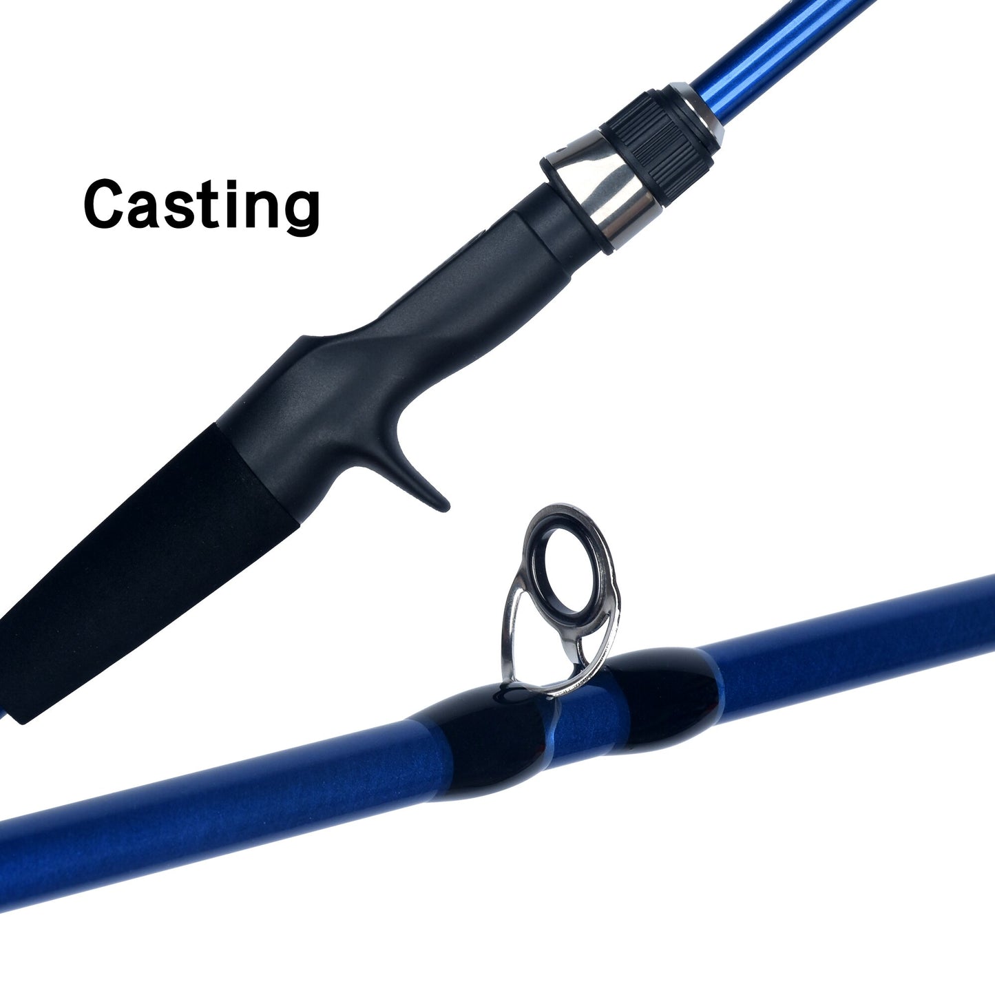 Spinning Travel Carbon  Section Fishing Rods