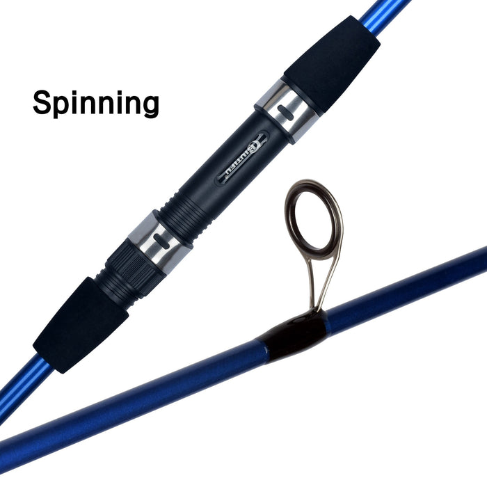 Spinning Travel Carbon  Section Fishing Rods