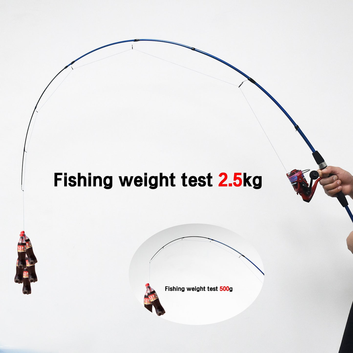 Spinning Travel Carbon  Section Fishing Rods