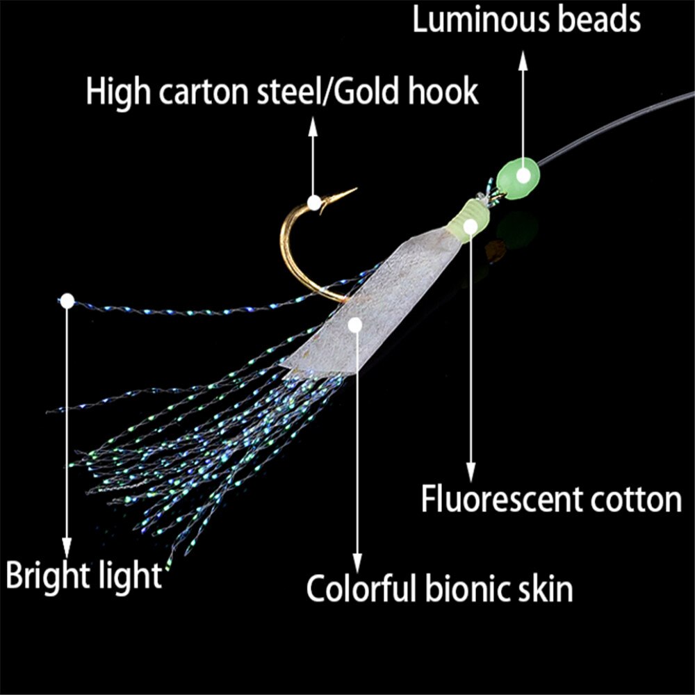 Swivel Rigs Bait Jigs Fish Head Fishing