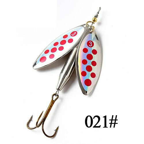 10colors Double Spinner Long Cast
