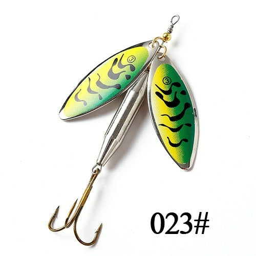 10colors Double Spinner Long Cast