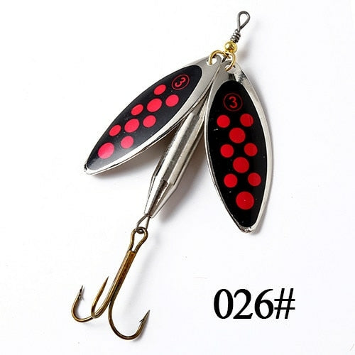 10colors Double Spinner Long Cast