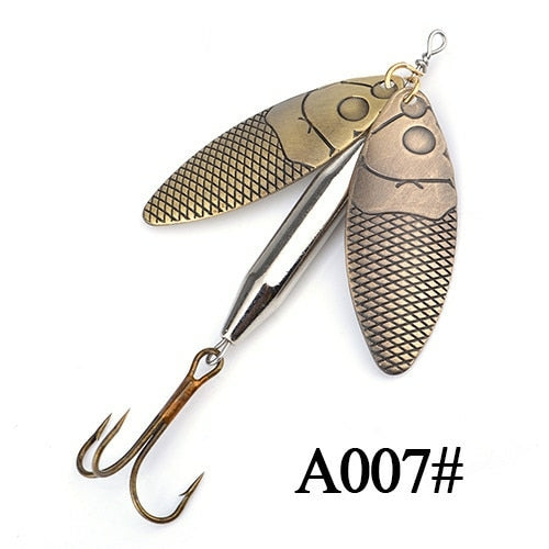 10colors Double Spinner Long Cast