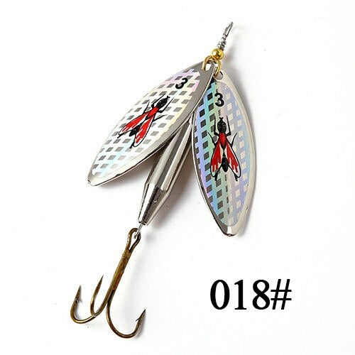 10colors Double Spinner Long Cast