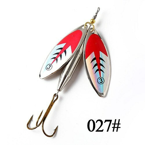 10colors Double Spinner Long Cast