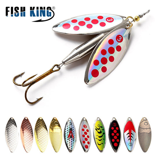 10colors Double Spinner Long Cast