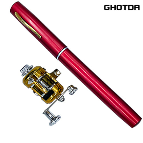 Telescopic Pocket Pen Fishing Rod Pole