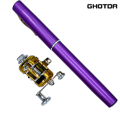 Telescopic Pocket Pen Fishing Rod Pole