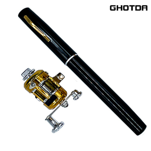 Telescopic Pocket Pen Fishing Rod Pole