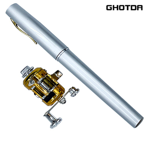 Telescopic Pocket Pen Fishing Rod Pole