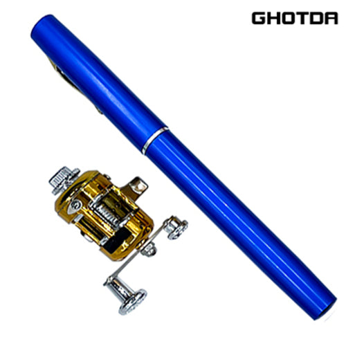 Telescopic Pocket Pen Fishing Rod Pole