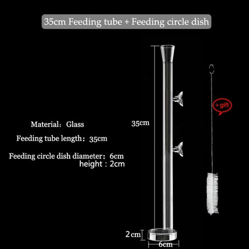 Glass Aquarium Feeding Accessories