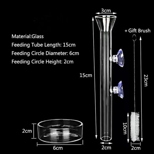 Glass Aquarium Feeding Accessories