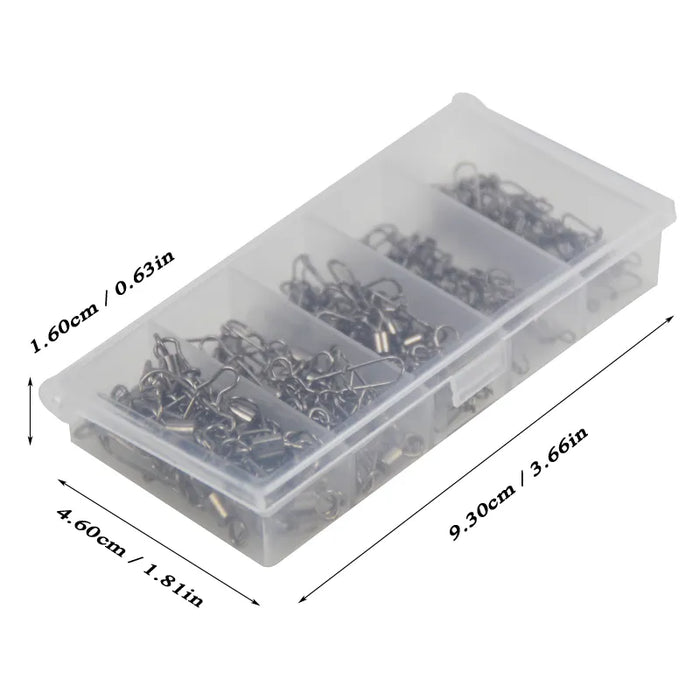 100pc/box Stainless Steel Fishing Connector Pin