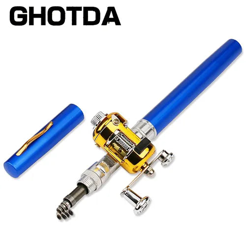 Portable Pocket Telescopic Mini Fishing Pole