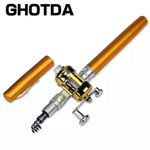Portable Pocket Telescopic Mini Fishing Pole