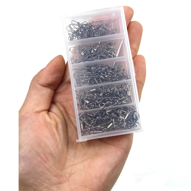 100pc/box Stainless Steel Fishing Connector Pin