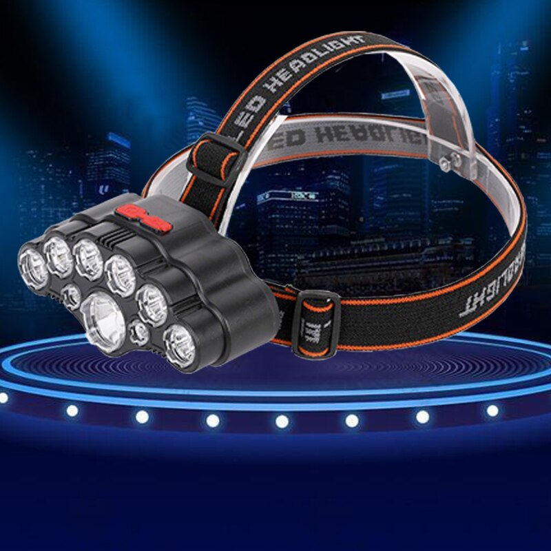 Powerful Rechargeable Head Flashlight