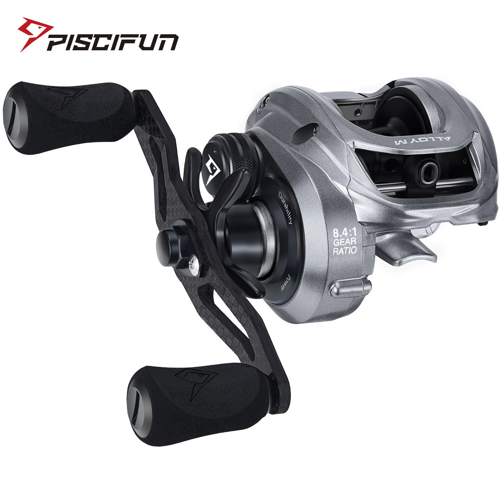 Piscifun Alloy M Metal Baitcasting Reel 10kg 22lb Max Drag With High &