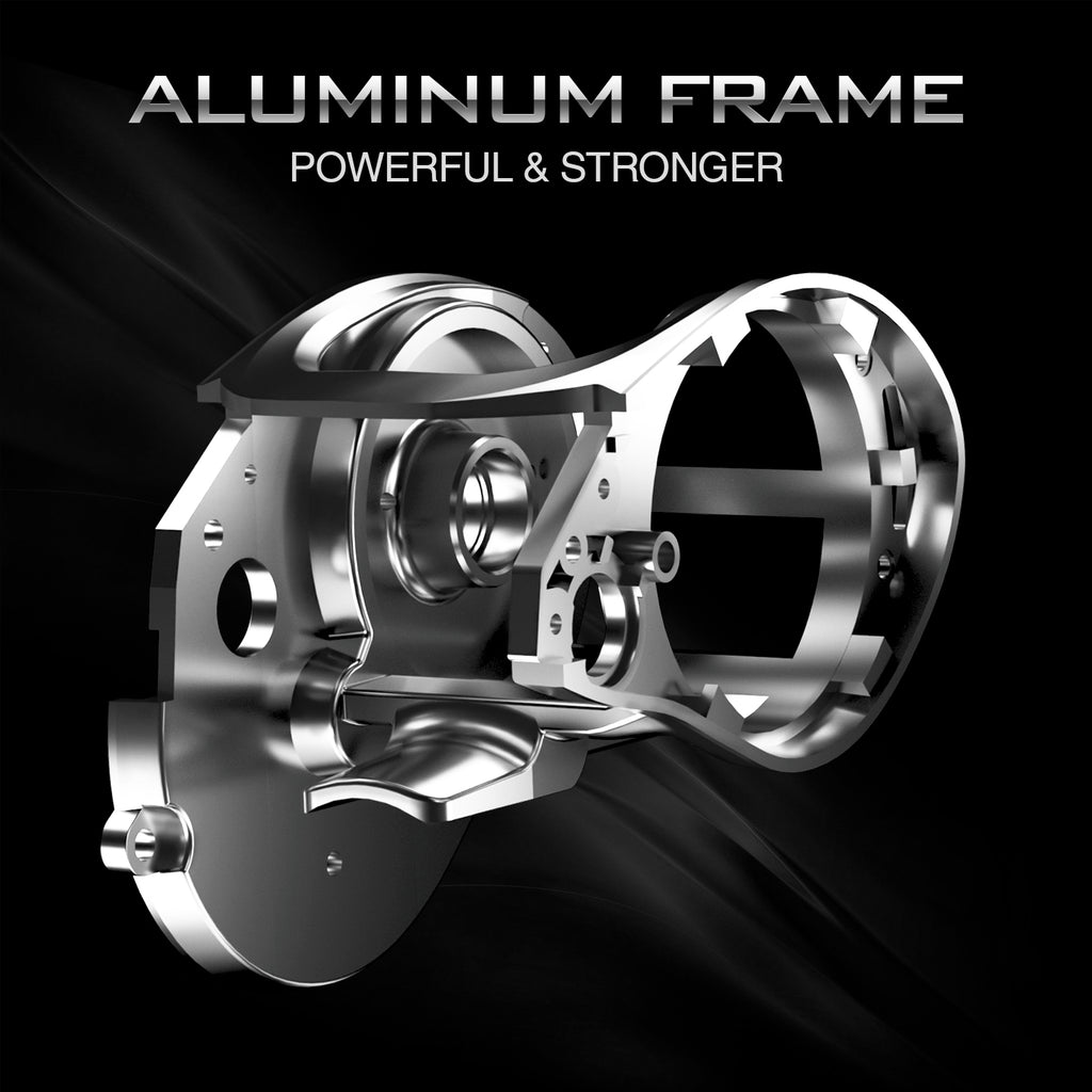 Piscifun Alloy M Metal Baitcasting Reel 10kg 22lb Max Drag With High &