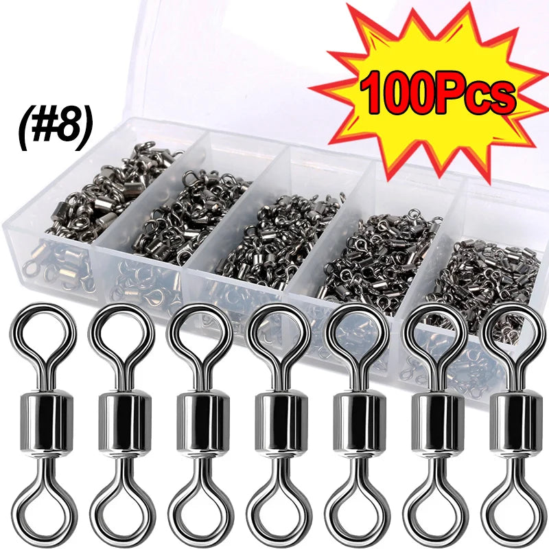 Fishing Barrel Bearing Rolling Swivel