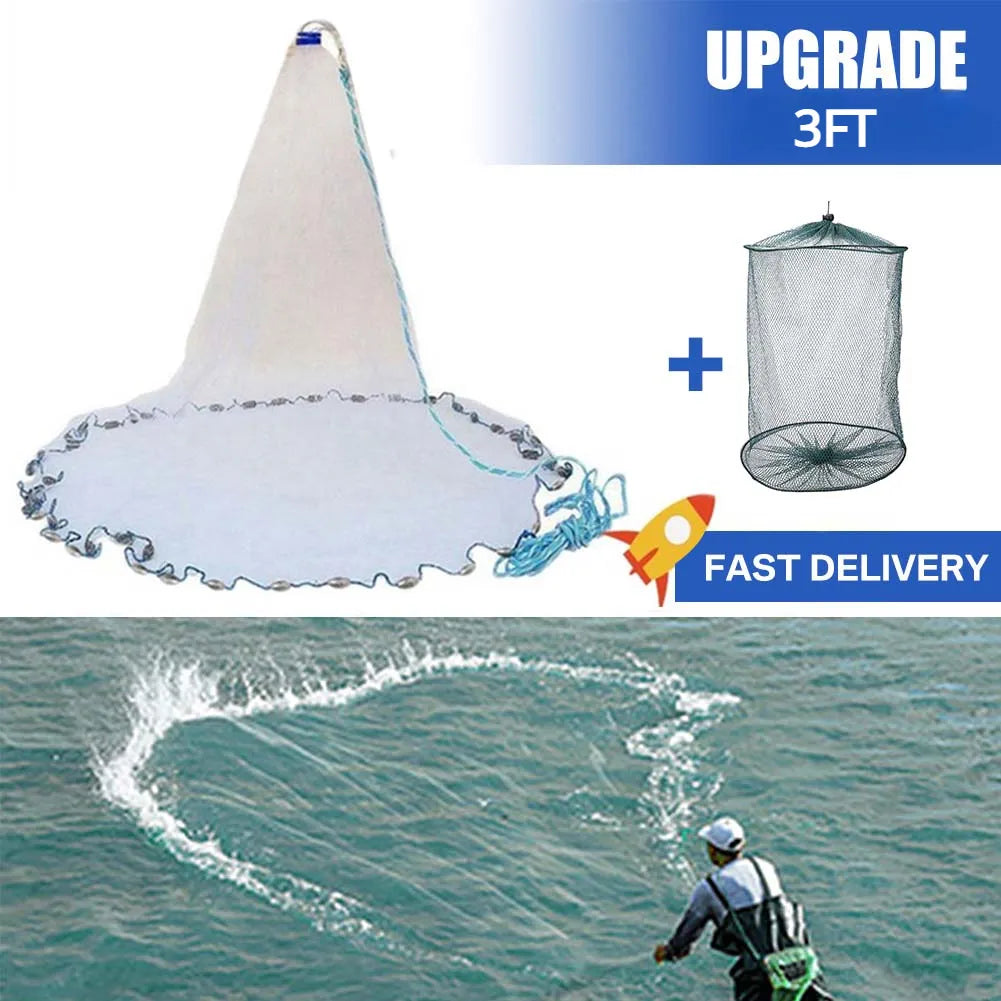American Saltwater Fishing Cast Net