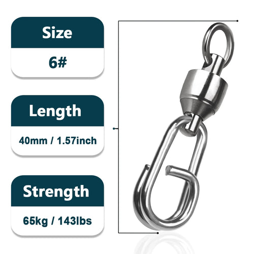Fishing Swivels Snap Ball Bearing Swivel