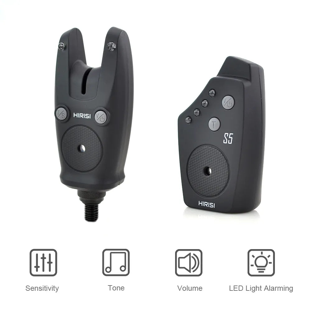 Wireless Carp Fishing Alarm Set Waterproof, Fishing Bite Alarms