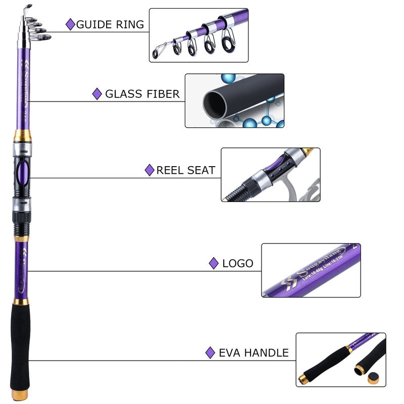 Telescopic Fishing Rod