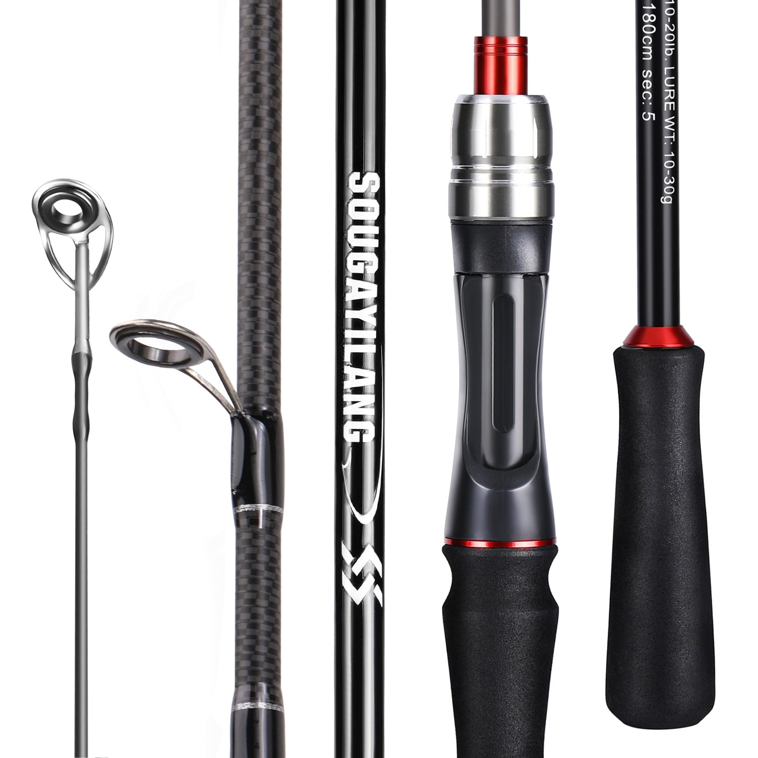 Spinning Fishing Reel and Rod