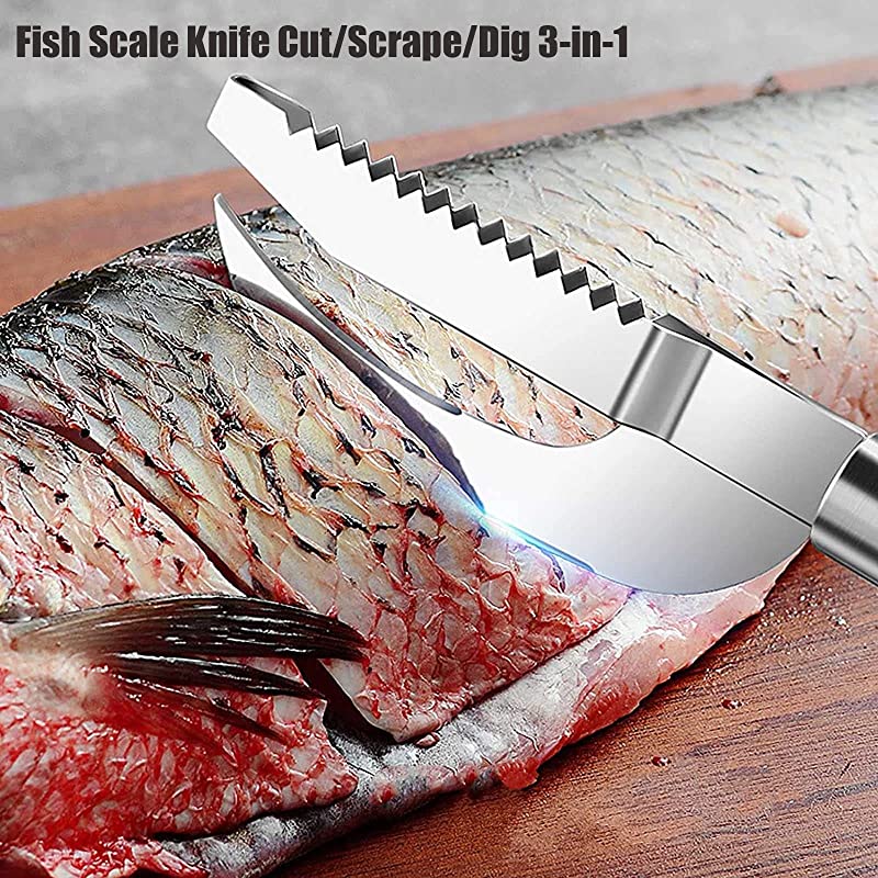 3 In 1 Fish Scale Knife