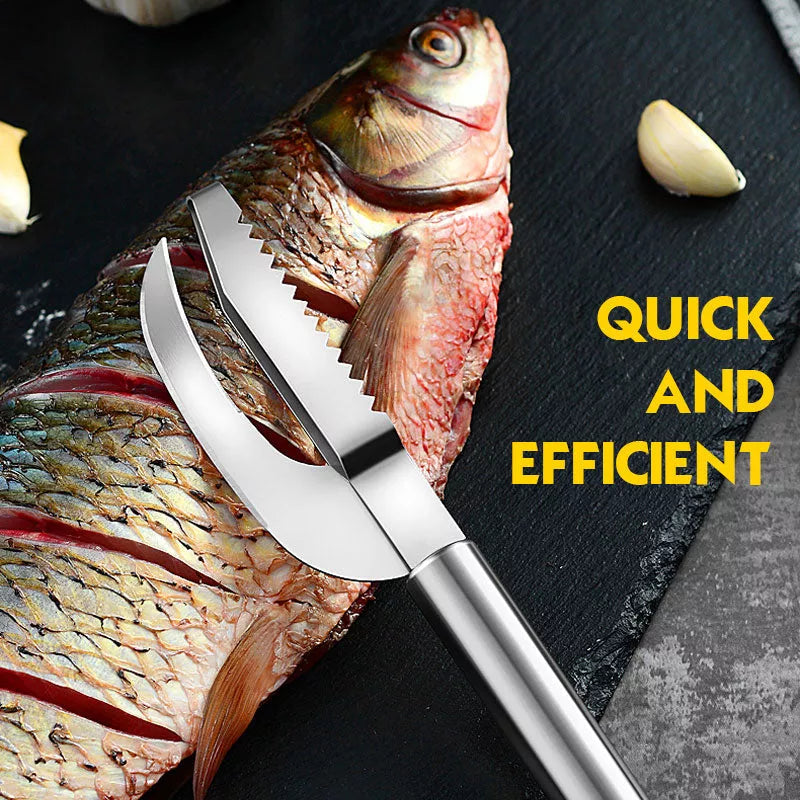 3 In 1 Fish Scale Knife