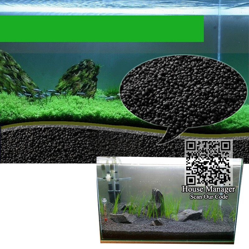 0.1kg Aquatic Float Grass clay, Aquarium Soil for waterweeds water